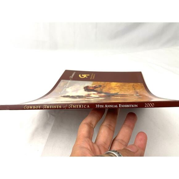 Cowboy Artists of America Paperback 35th Phoenix Art Museum 2000 First Edition - Picture 7 of 15